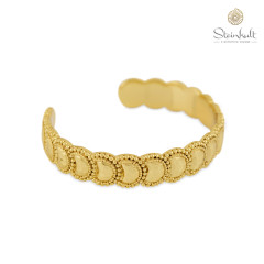 Cuff "Maia small" golden