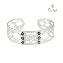 Cuff "Arabesque" Smokey Quarz