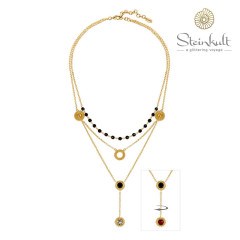 Necklace "Sheila" round Swarovski Crystals