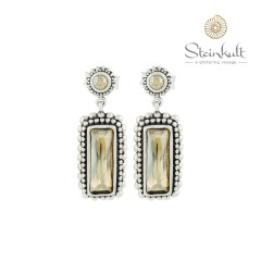 Earrings "Natascha" Swarovski Crystal Golden Shadow
