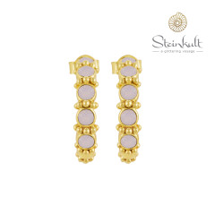 Hoops "Mia" Swarovski Rosewater Opal
