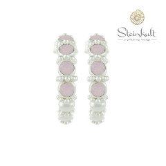 Hoops "Mia" Swarovski Rosewater Opal
