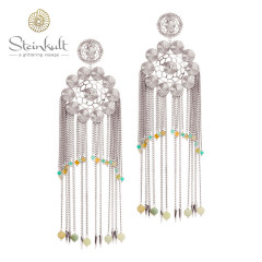 XXL Earrings Zahaara with semiprecious stones