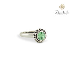 Ring "Sheila" with round Swarovski Erinite