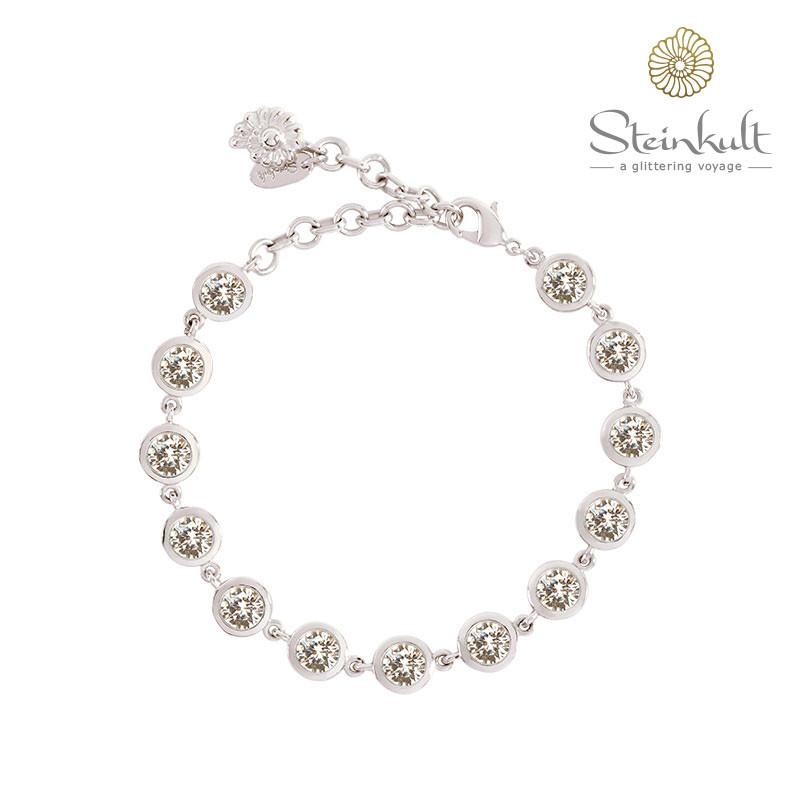 Flexible Bracelet Delphia with Zirconia