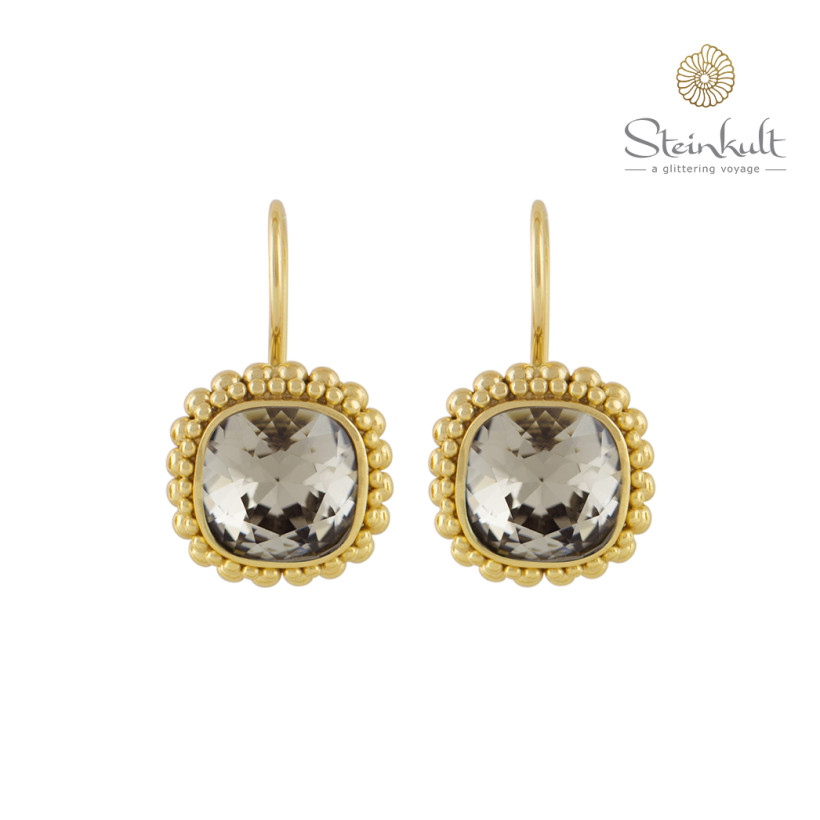 Earrings "Aisha" Swarovski Greige