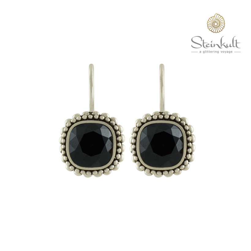 Earrings "Aisha" Swarovski Jet