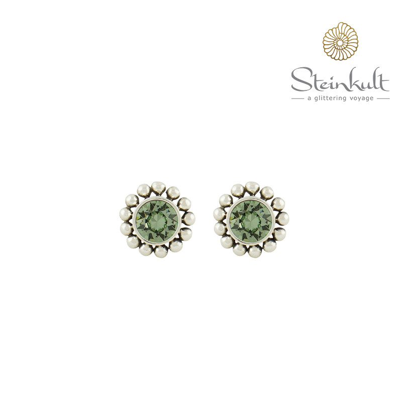 Earrings "Amy" Swarovski Chrysolite