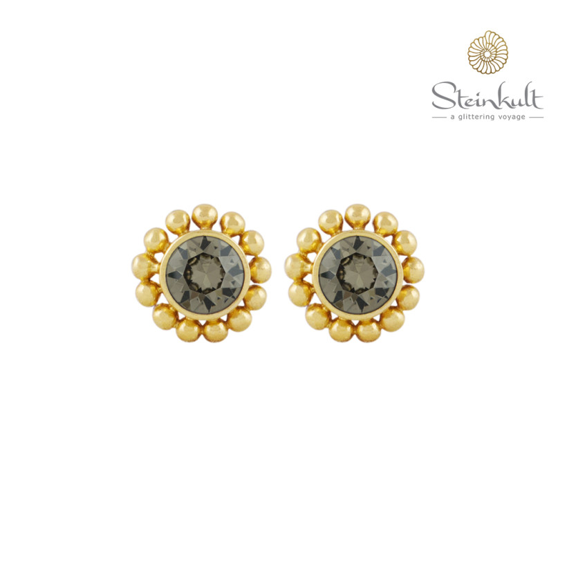 Earrings "Amy" Swarovski Greige