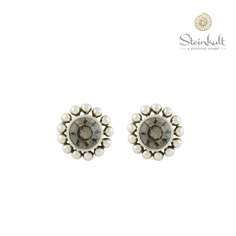 Earrings "Amy" Swarovski Greige