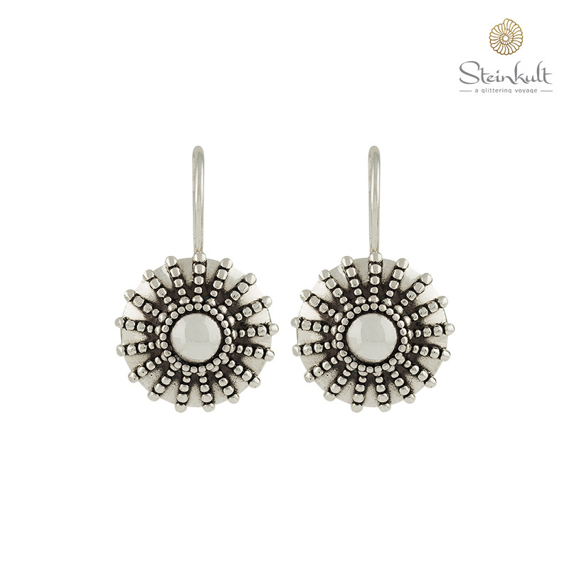 Earrings "Helena" silverplated
