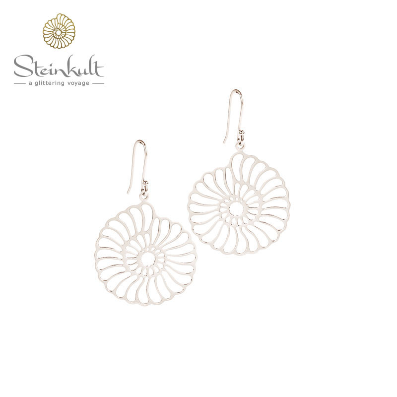 Earrings Steinkult's Resort Icon 30 mm plain