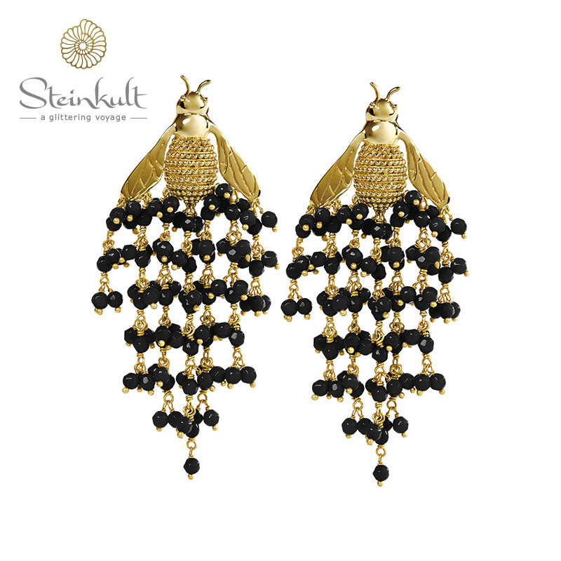 Chandelier Earrings BEE LOVED Onyx