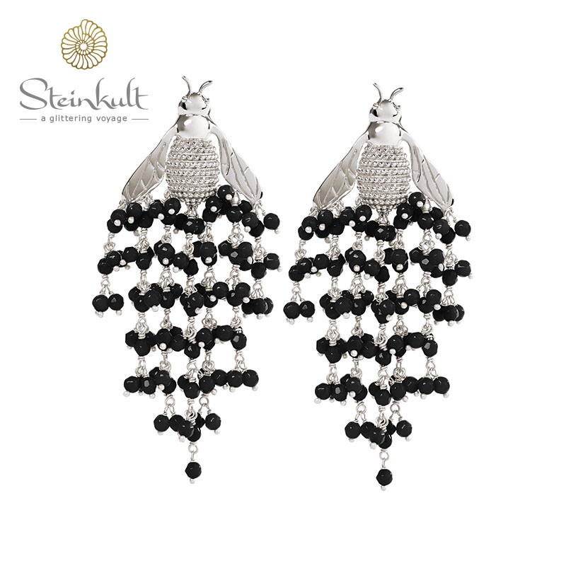 Chandelier Earrings BEE LOVED Onyx