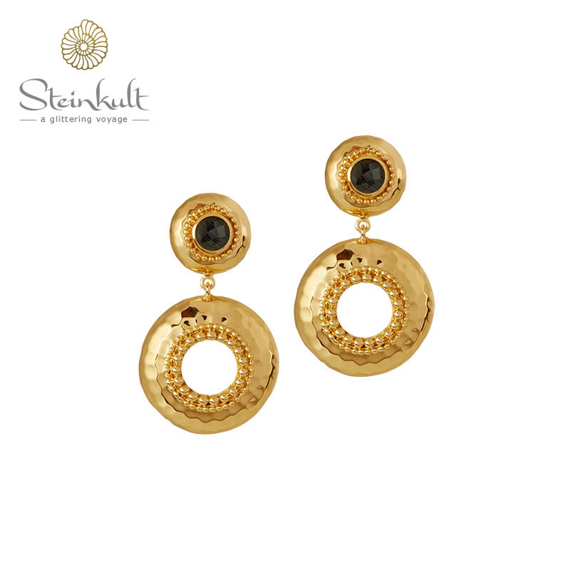 Earrings with stones "Diona"