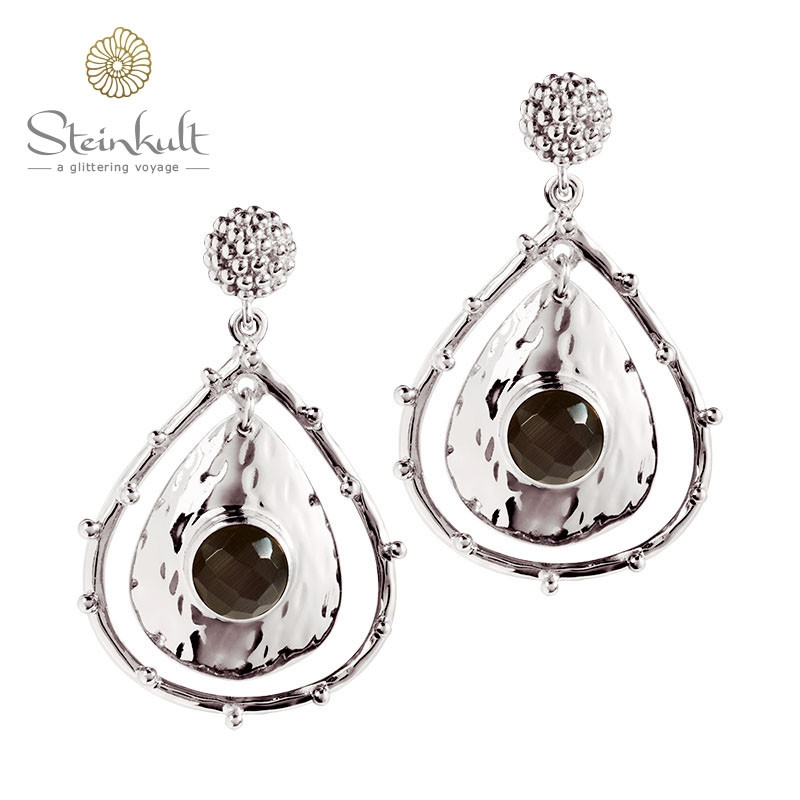 Dangling Earrings "Tamina" with stones