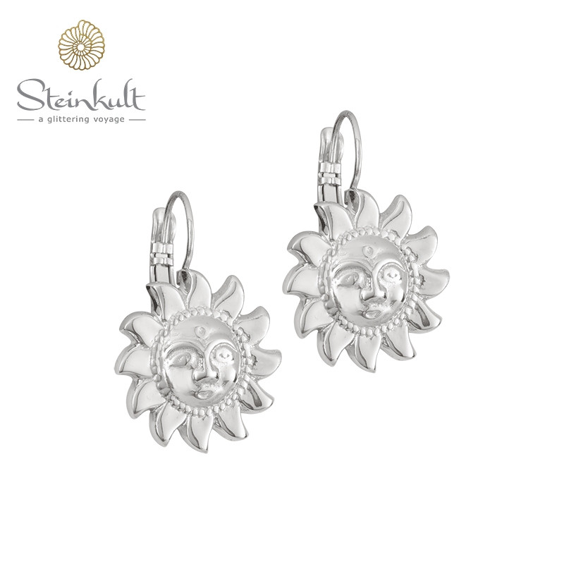 Earrings with sun "Nephele" 