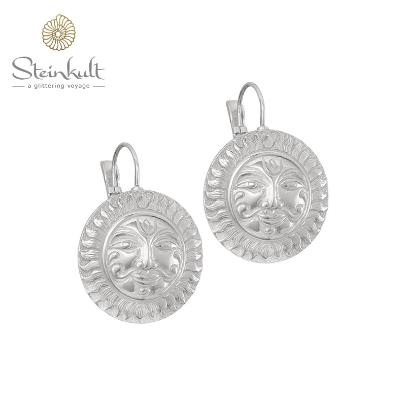 Earrings with sun "Ismene"