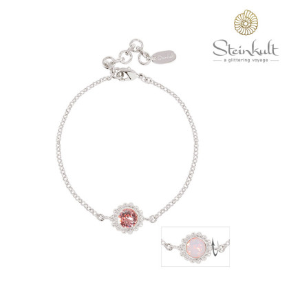 Bracelet "Sheila" Vintage Rose + Rosewater Opal