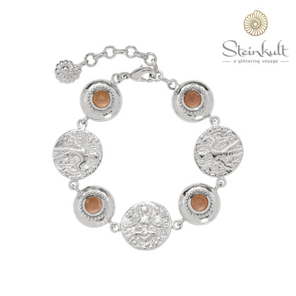 Bracelet "Sophia" with coins and stones