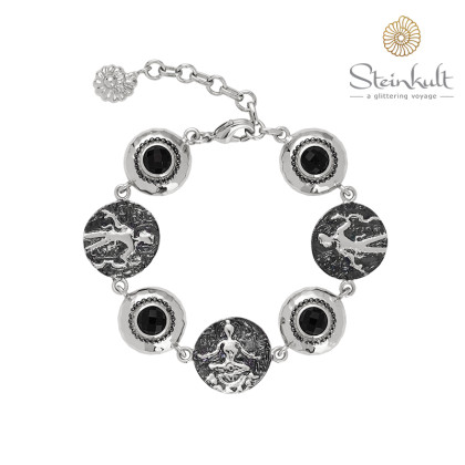 Bracelet "Sophia" with coins and stones