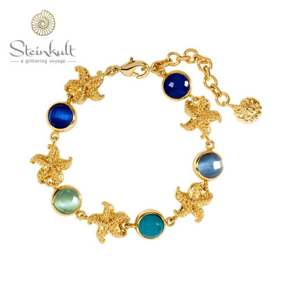 Bracelet Starfish "Arielle" with stones