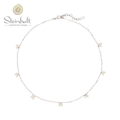 Design Necklace with white Swarovskipearls
40 cm + 5 cm prolongment