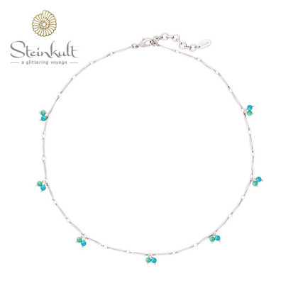 Design Necklace with 2 Color Turquoise Beads
40 cm lenght + 5 cm prolongment
