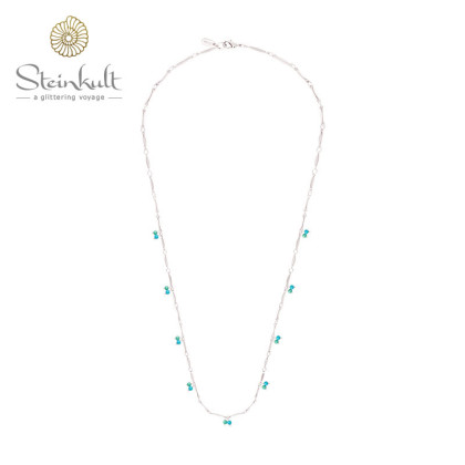 Design Necklace with 2 Color Turquoise Beads
65 cm lenght