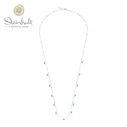 Design Necklace with 2 Color Turquoise Beads
85 cm lenght