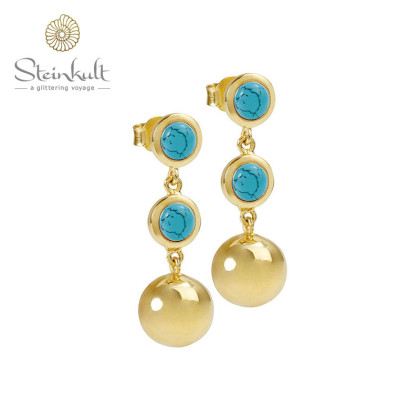 Delphia dangling earrings Turquoise