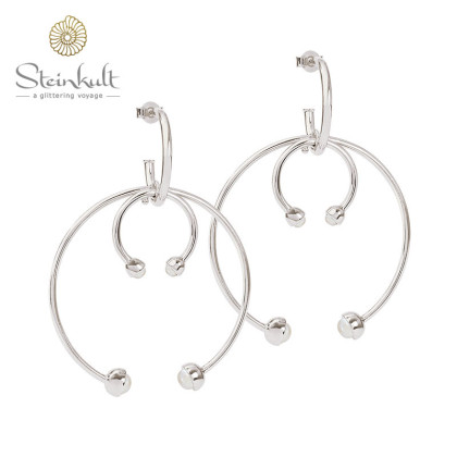 Delphia XL Double Earhoops Pearl