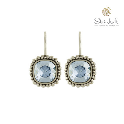 Earrings "Aisha" Swarovski Crystal Blue Shade