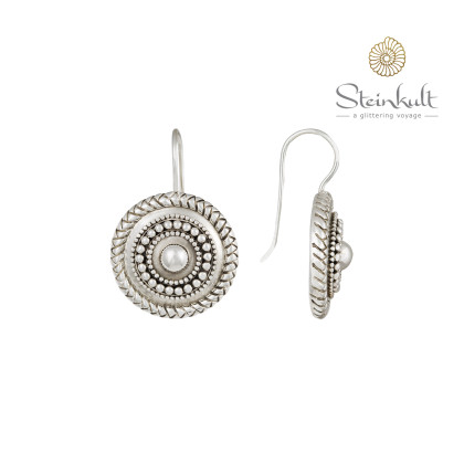 Earrings "Mandala" silver