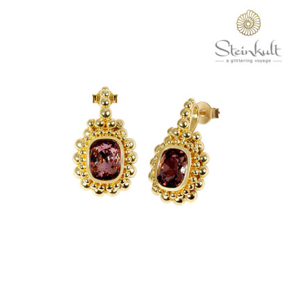 Earrings "Sharon" Swarovski Crystal Antique Pink
