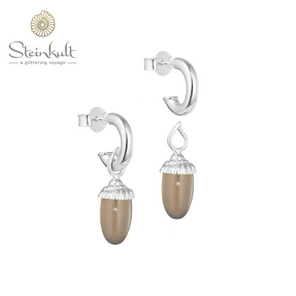 1 Pair Charms "Steinkult Resort" small (without hoops)