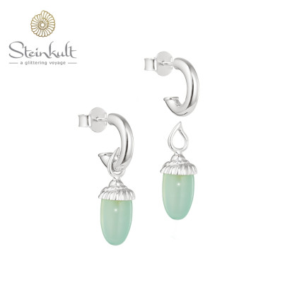 1 Pair Charms "Steinkult Resort" small (without hoops)