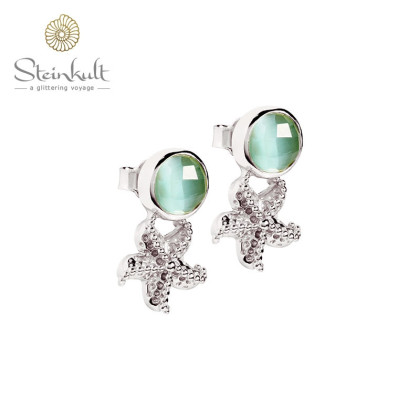 Earstuds Starfish "Arielle" with stone