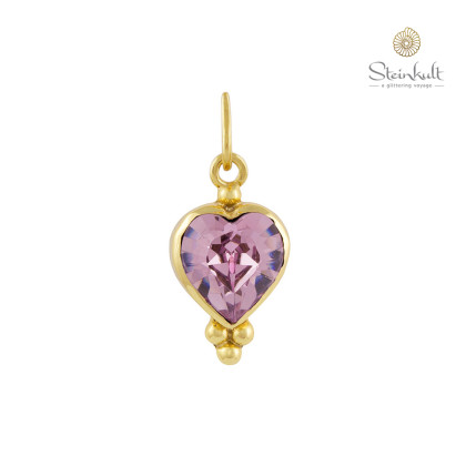 Pendant "Love" Swarovski Light Amethyst
