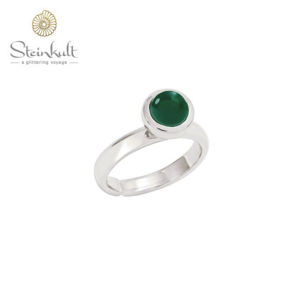 Ring with Green Onyx