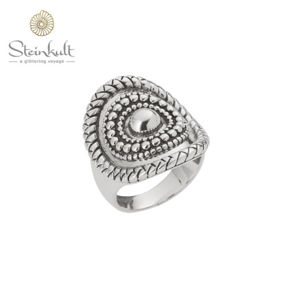 Ring "Mandala" oxidized