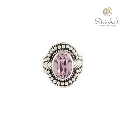 Cocktailring "Veronica" Swarovski Crystal Antique Pink