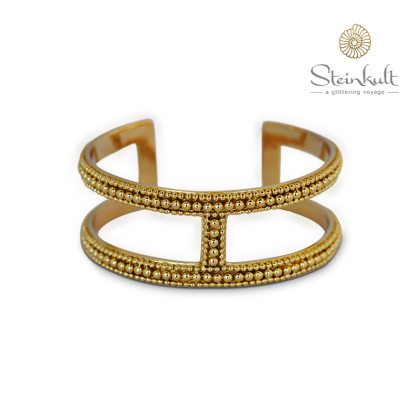 2-Line Cuff "Eva" golden