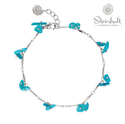 Anklet "Mara" with gemstones