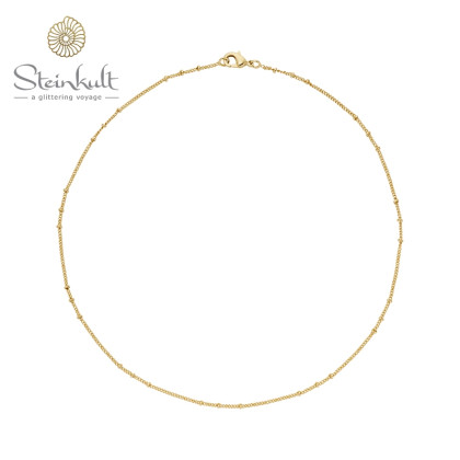 Chain Necklace gold plated, 42 cm lenght