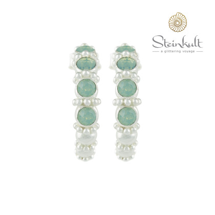 Hoops "Mia" Swarovski Pacific Opal
