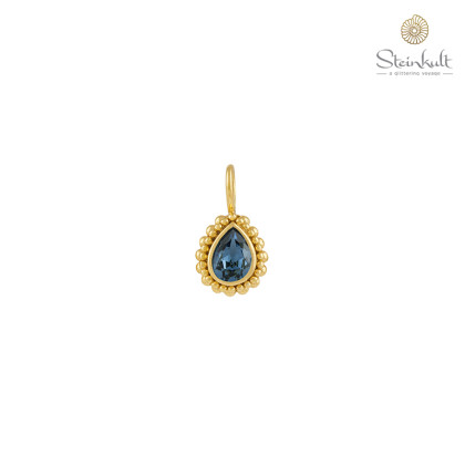 Pendant Petite Drop "Celebration" Swarovski Denim Blue